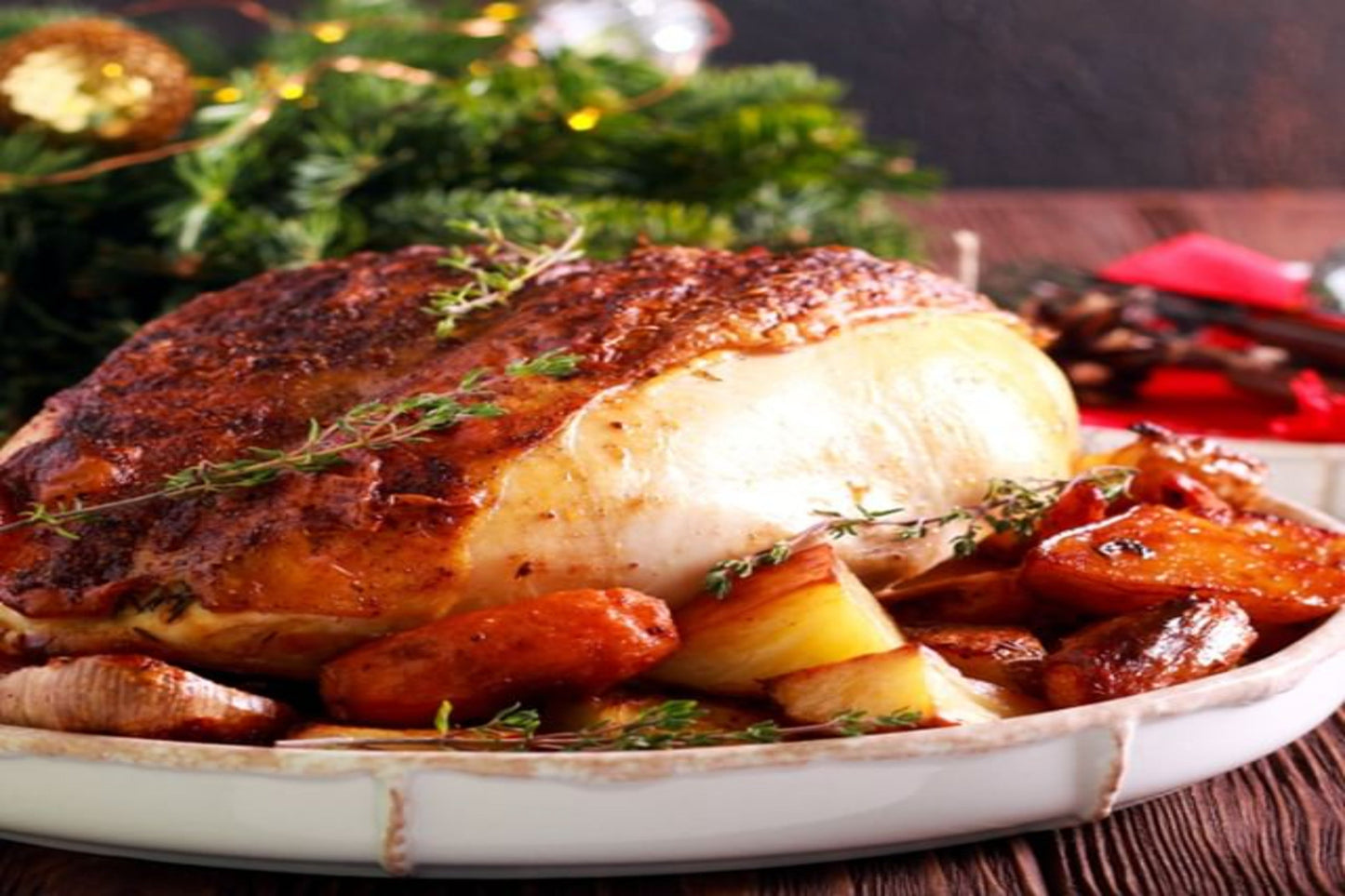 Large Fresh UK Turkey Crown Boneless 2.5Kg Av