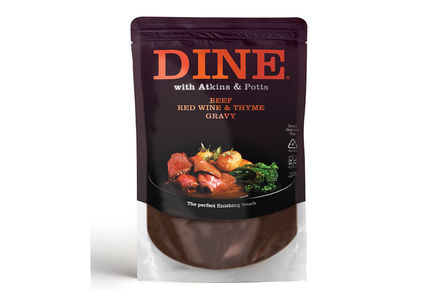 Atkins and Potts - Beef, Red Wine & Thyme Gravy 350g